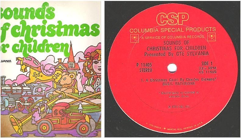 Various Artists / Sounds of Christmas For Children (1972) / Columbia Special Products P-11405