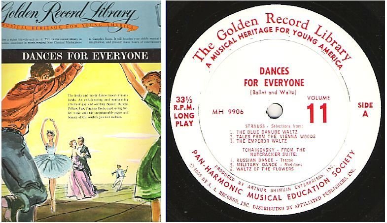 Various Artists / Dances for Everyone, Album 11 (1959) / Golden MH-9906 (Album, 12" Vinyl) / Box Set