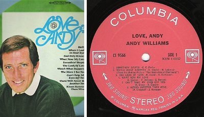 Williams, Andy / Love, Andy (1967) / Columbia CS-9566