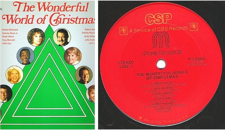 Various Artists / The Wonderful World of Christmas (1979) / Columbia Special Products-More Records P-14980