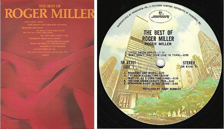 Miller, Roger / The Best of Roger Miller (1972) / Mercury SR-61361