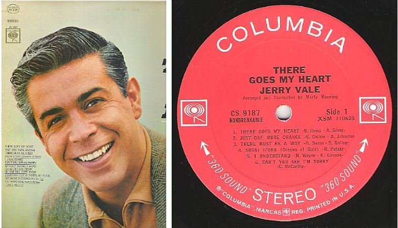 Vale, Jerry / There Goes My Heart (1965) / Columbia CS-9187 (Album, 12" Vinyl)
