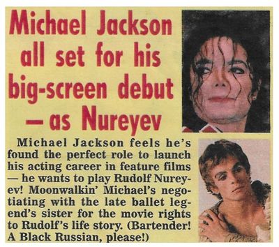 Jackson, Michael / All Set for His Big-Screen Debut (1993)