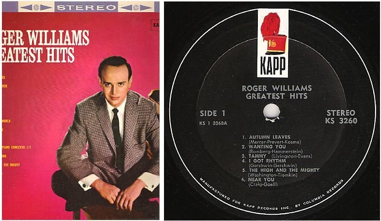 Williams, Roger / Greatest Hits (1961) / Kapp KS-3260