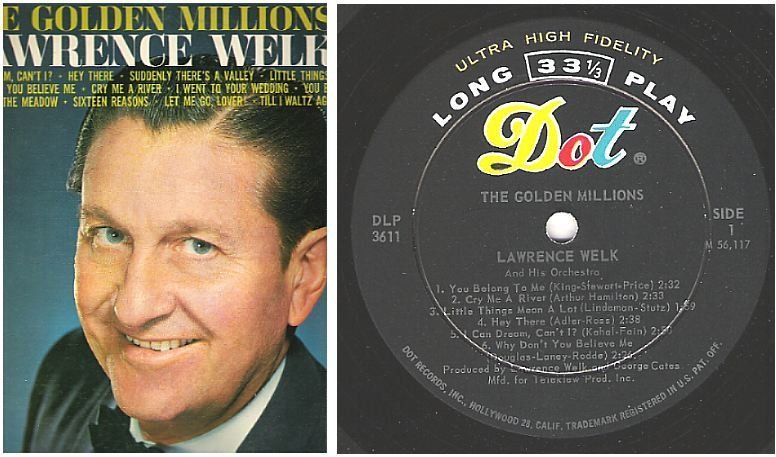 Welk, Lawrence / The Golden Millions (1964) / Dot DLP-3611