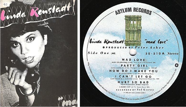 Ronstadt, Linda / Mad Love (1980) / Asylum 5E-510