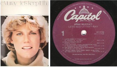 Murray, Anne / Let&#39;s Keep It That Way (1978) / Capitol ST-11743