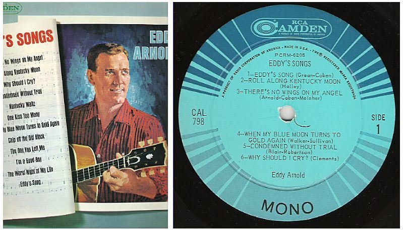 Arnold, Eddy / Eddy's Songs (1964) / RCA Camden CAL-798 (Album, 12" Vinyl)