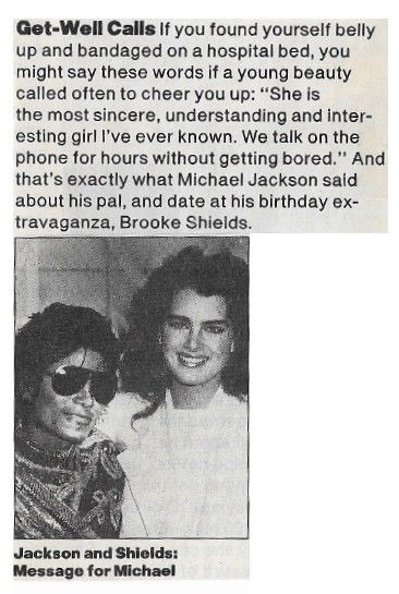 Jackson, Michael / Get-Well Card (1984) / with Brooke Shields