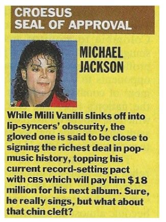 Jackson, Michael / Croesus Seal of Approval (1990)
