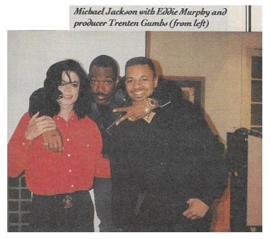 Jackson, Michael / With Eddie Murphy and Producer Trenten Gumbs (1992)