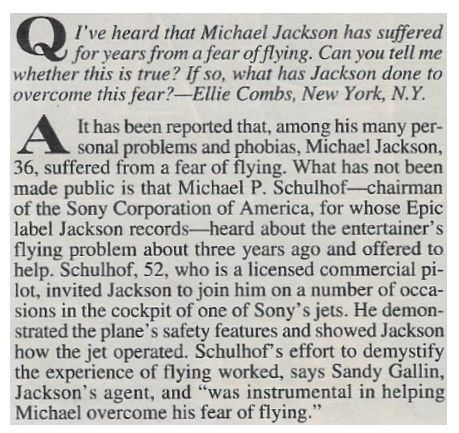 Jackson, Michael / Fear of Flying (1995)