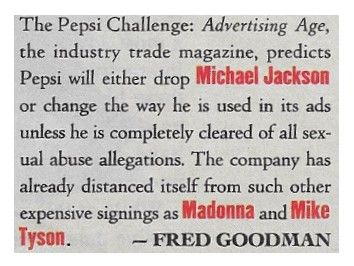 Jackson, Michael / The Pepsi Challenge (1993)