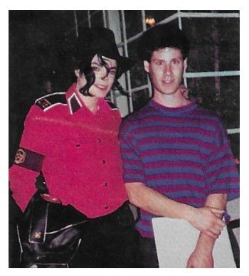 Jackson, Michael / Red Shirt-Black Hat-with Friend (1993)