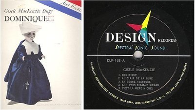 MacKenzie, Gisele / Dominique and French Folk Songs (1962) / Design DLP-168