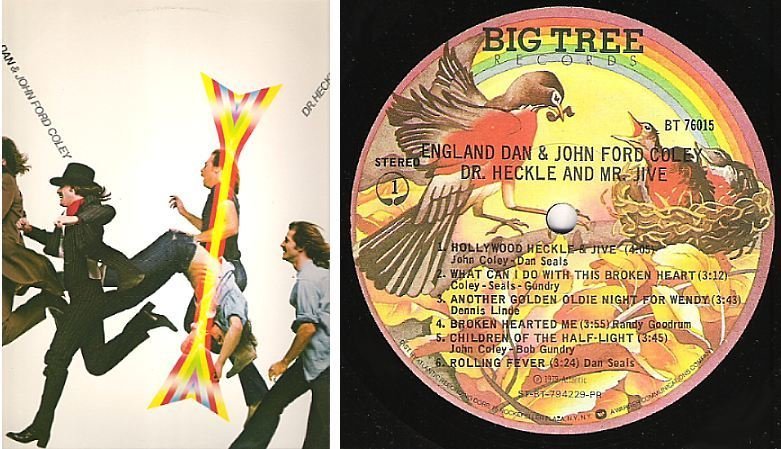 England Dan + John Ford Coley / Dr. Heckle and Mr. Jive (1979) / Big Tree BT-76015 (Album, 12" Vinyl)