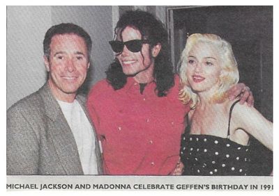 Jackson, Michael / Celebrating Geffen&#39;s Birthday (1991) - with David Geffen and Madonna