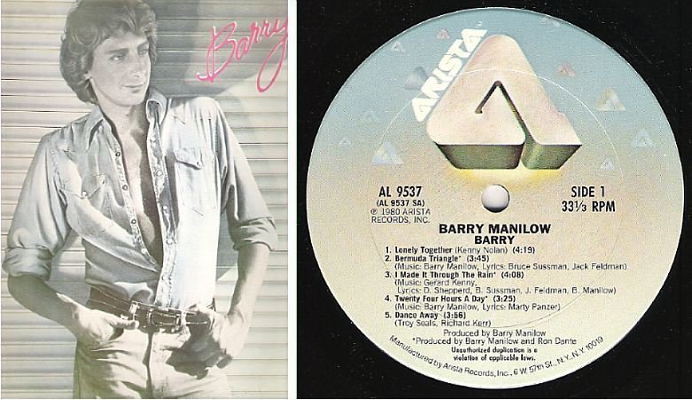 Manilow, Barry / Barry (1980) / Arista AL-9537