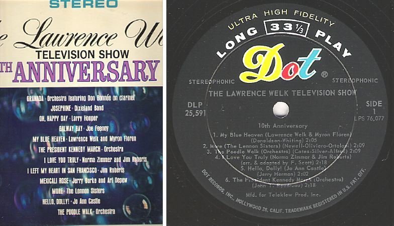 Welk, Lawrence (+ Others) / The Lawrence Welk Television Show - 10th Anniversary (1964) / Dot DLP-25,591