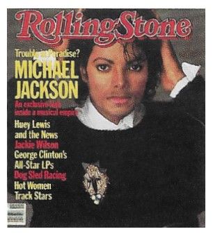 Jackson, Michael / Rolling Stone Cover Photo (1984)