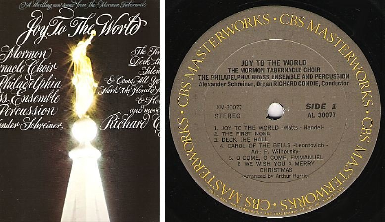 Mormon Tabernacle Choir / Joy To the World (1970) / Columbia Masterworks XM-30077