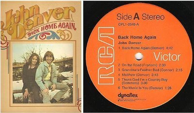 Denver, John / Back Home Again (1974) / RCA Victor CPL1-0548
