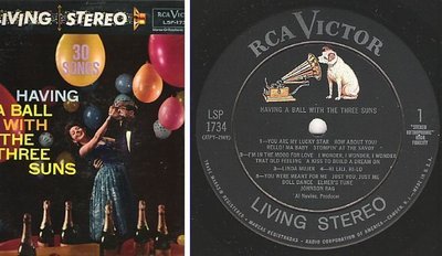 Three Suns, The / Having a Ball with The Three Suns (1958) / RCA Victor LSP-1734