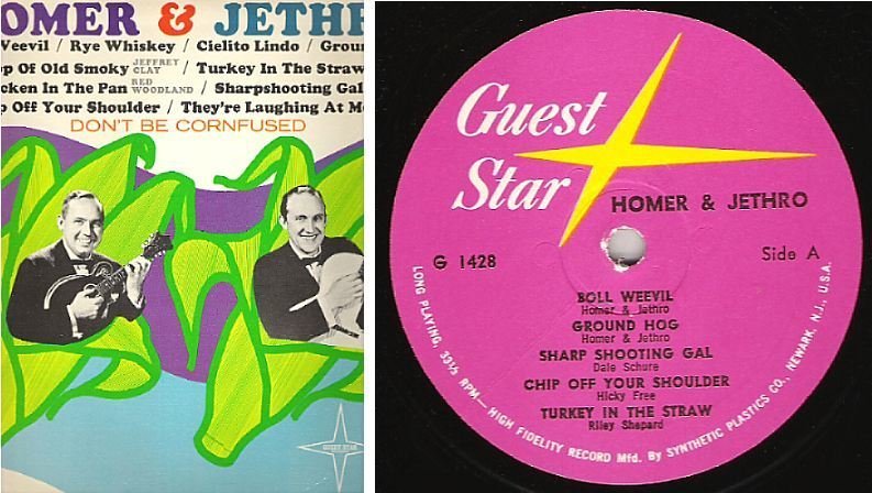 Homer + Jethro (+ Others) / Don't Be Cornfused (1969) / Guest Star G-1428