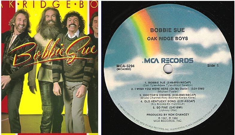 Oak Ridge Boys / Bobbie Sue (1982) / MCA 5294
