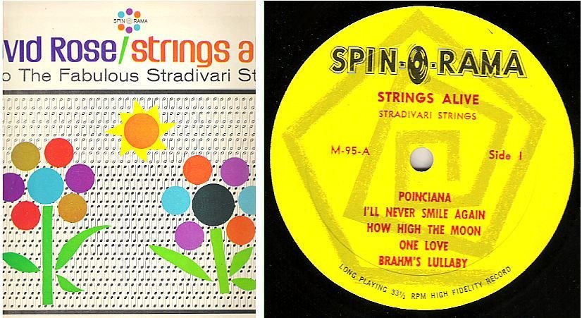 Rose, David (+ The Stradivari Strings) / Strings Alive (1966) / Spin-O-Rama M-95
