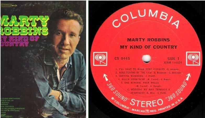 Robbins, Marty / My Kind of Country (1967) / Columbia CS-9445
