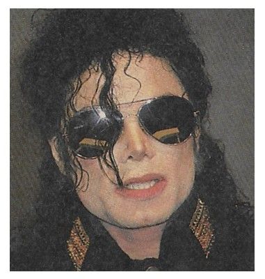 Jackson, Michael / Closeup-Sunglasses-Dark Grey Background (1992)