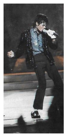 Jackson, Michael / On Stage-Black Jacket-Blue Shirt (1984)