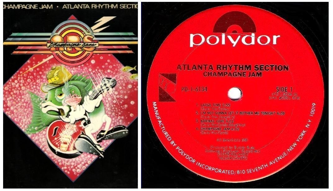 Atlanta Rhythm Section / Champagne Jam (1978) / Polydor PD-1-6134 (Album, 12&quot; Vinyl)