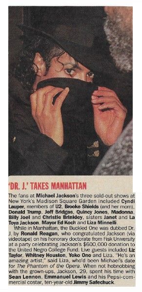 Jackson, Michael / Dr. J Takes Manhattan (1988)