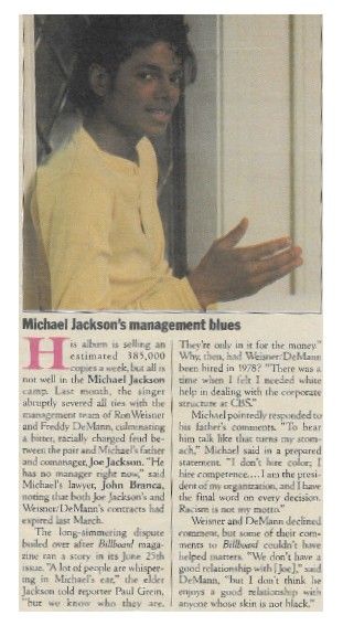 Jackson, Michael / Michael Jackson&#39;s Management Blues (1983)