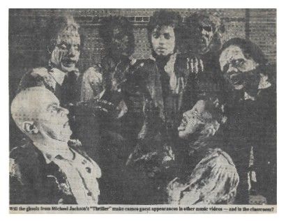 Jackson, Michael / Ghouls from Michael Jackson&#39;s &quot;Thriller&quot; (1984)