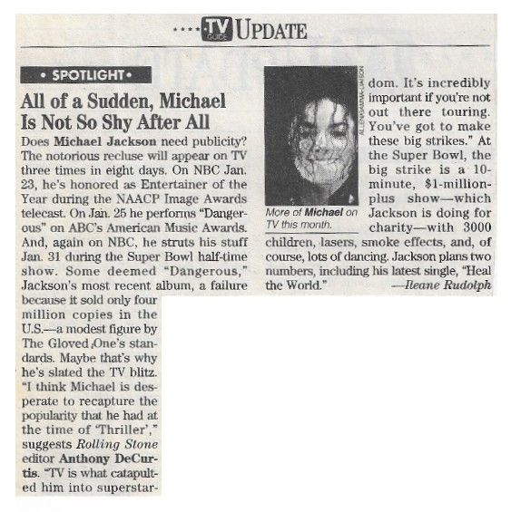 Jackson, Michael / All of a Sudden Michael is Not So Shy After All (1993)