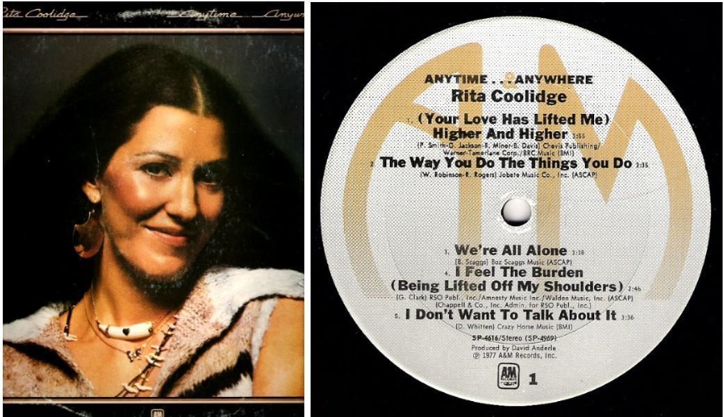 Coolidge, Rita / Anytime...Anywhere (1977) / A+M SP-4616 (Album, 12" Vinyl)