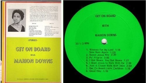 Downs, Marion / Get On Board with Marion Downs (1960's) / Green Label (Album, 12" Vinyl)