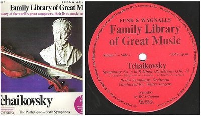 Jurgens, Walter / Tchaikovsky: Symphony No. 6 in B Minor (1976) / Funk + Wagnalls FW-302