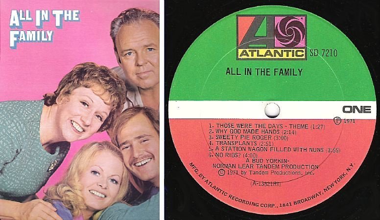 Original TV Cast / All In The Family (1971) / Atlantic SD-7210