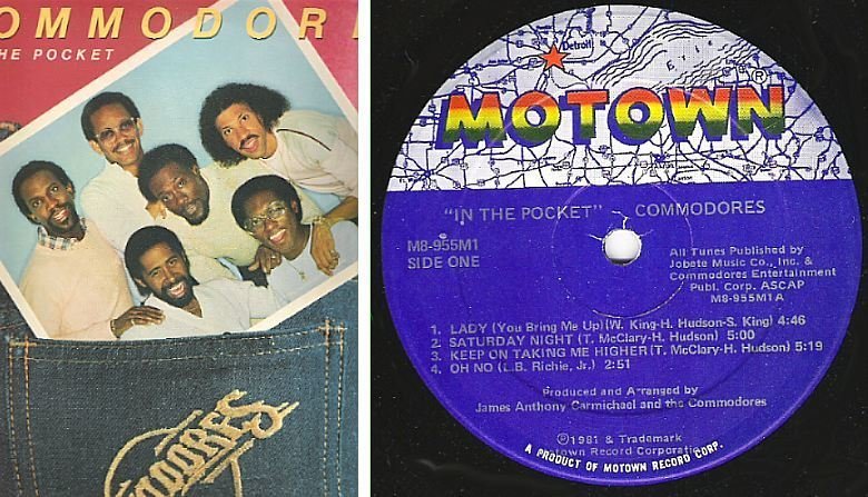 Commodores / In the Pocket (1981) / Motown M8-955M1 (Album, 12" Vinyl)