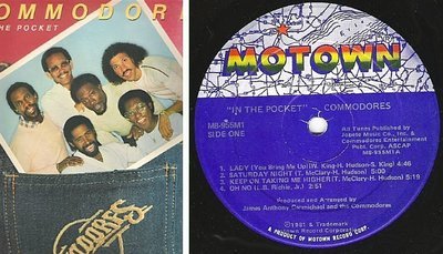 Commodores / In the Pocket (1981) / Motown M8-955M1
