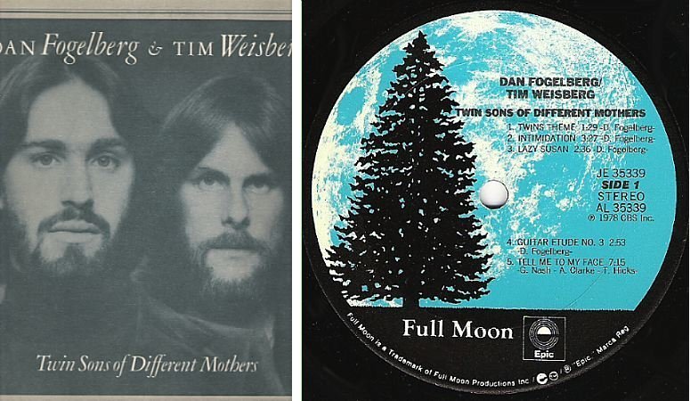 Fogelberg, Dan (+ Tim Weisberg) / Twin Sons of Different Mothers (1978) / Full Moon-Epic JE-35339 (Album, 12&quot; Vinyl)