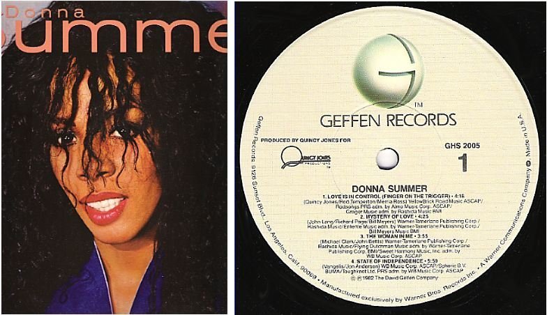 Summer, Donna / Donna Summer (1982) / Geffen GHS-2005