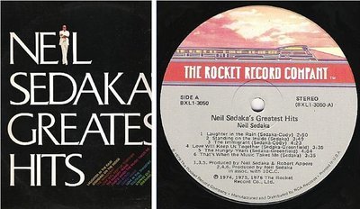 Sedaka, Neil / Greatest Hits (1977) / Rocket BXL1-3050