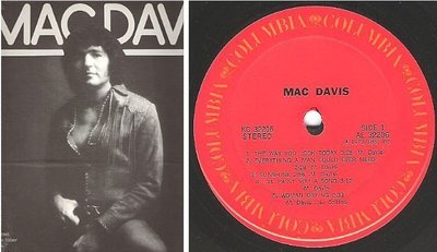 Davis, Mac / Mac Davis (1973) / Columbia KC-32206