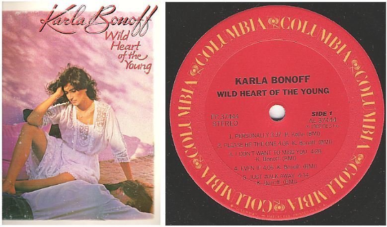 Bonoff, Karla / Wild Heart of the Young (1982) / Columbia FC-37444 (Album, 12" Vinyl)
