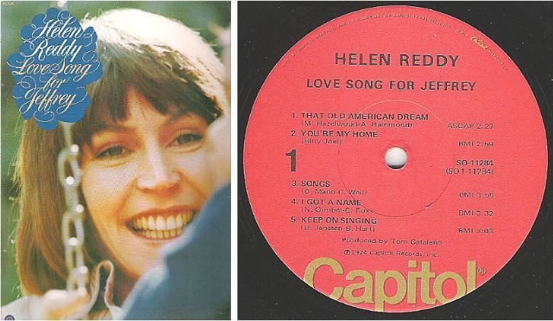 Reddy, Helen / Love Song For Jeffrey (1974) / Capitol SO-11284